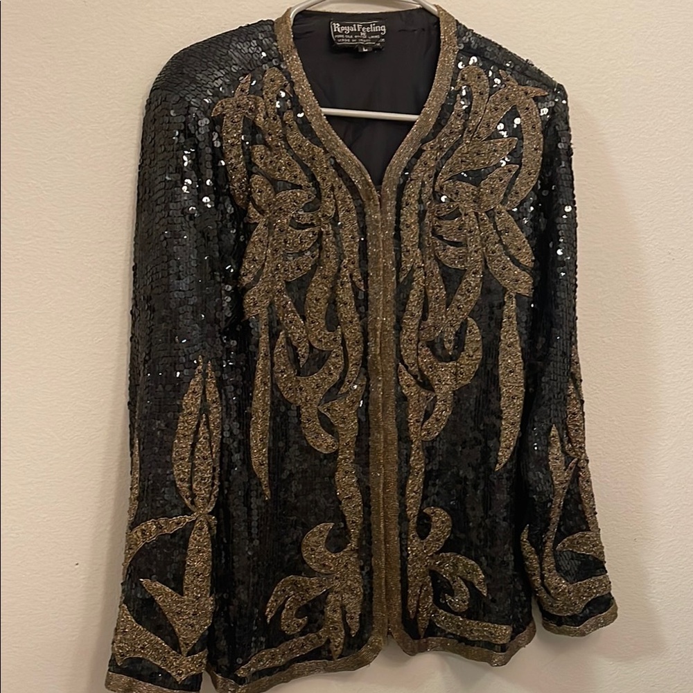 Vintage Sequin Beaded Jacket